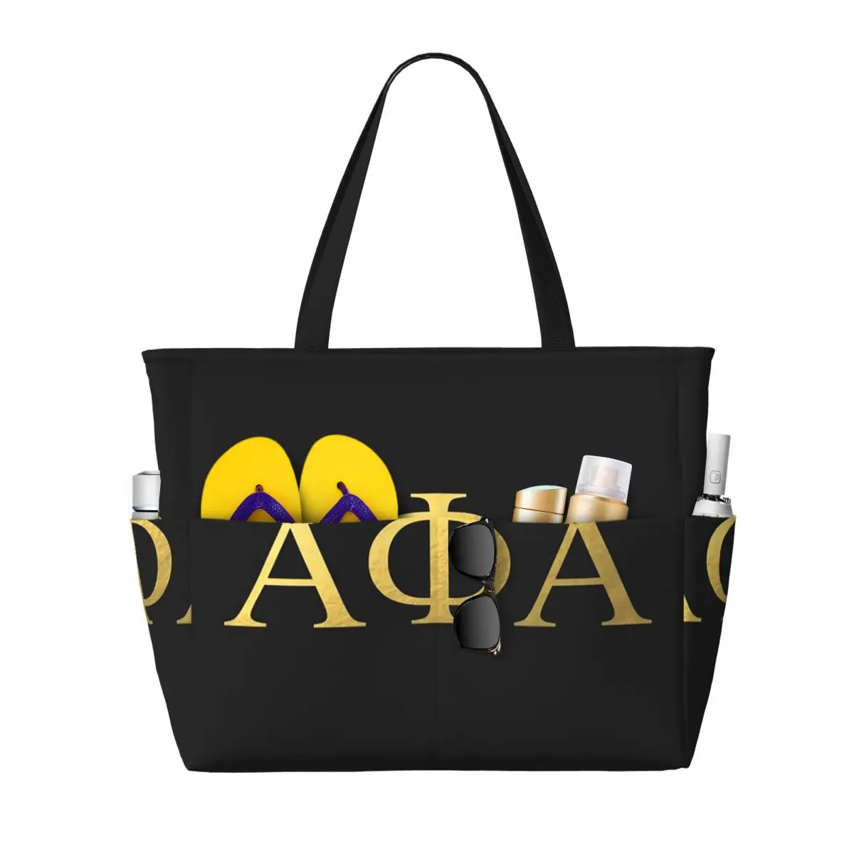

Пляжная сумка Alpha Phi Alpha, спортивная сумка для спортзала и йоги, большая сумка-тоут, женская дорожная сумка, сумка для фитнеса