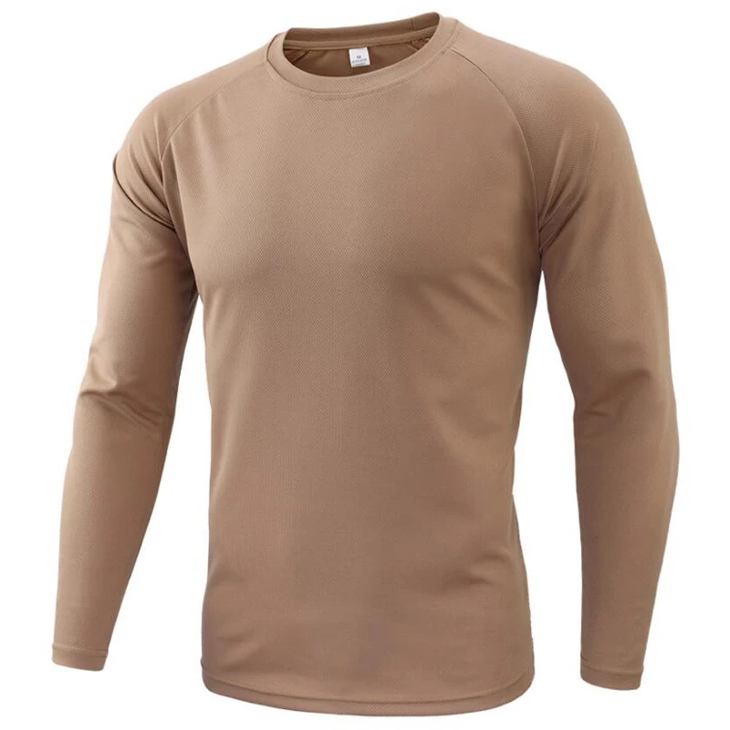 Autumn Fashion Men\'s Long Sleeve Round Neck T-shirt Solid 3D Printed Graphic T Shirts Casual Street Trend hombre y2k tops
