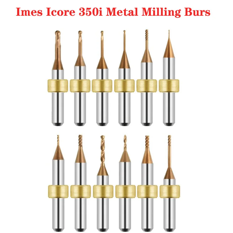 1PC Dental Lab Imes Icore 350i Metal Milling CADCAM Cutters  Shank 6mm