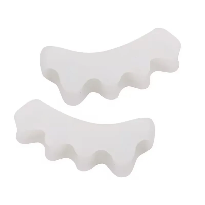 2Pc Silicone Toe Separator Fingers Feet Toe Spreader Hallux Valgus Bunion Corrector Toe Straightener Corrector Finger Separators