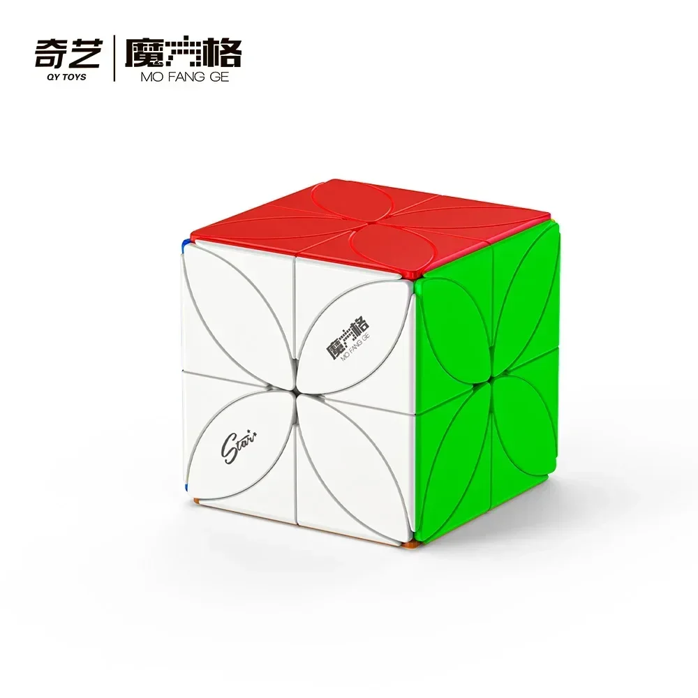QiYi Everver-Cube magique professionnel pour enfants, jouet Fidget, puzzle, vitesse du cuir chevelu, 4, QiYi