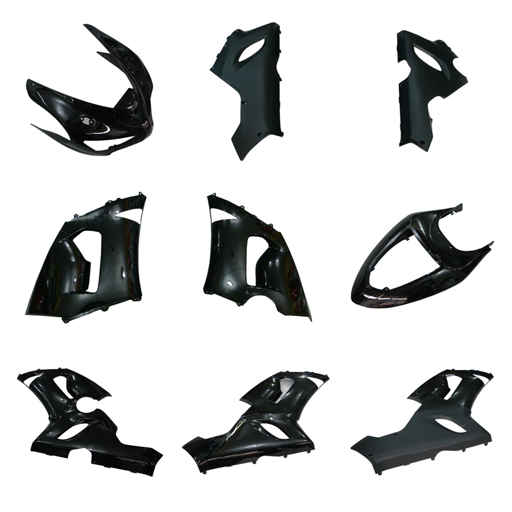 Pack left right tail behind Side panel Injection Bright matte black Motorcycle For ZX6R 2005 2006 ZX 6R 636 Bodywork Fairing