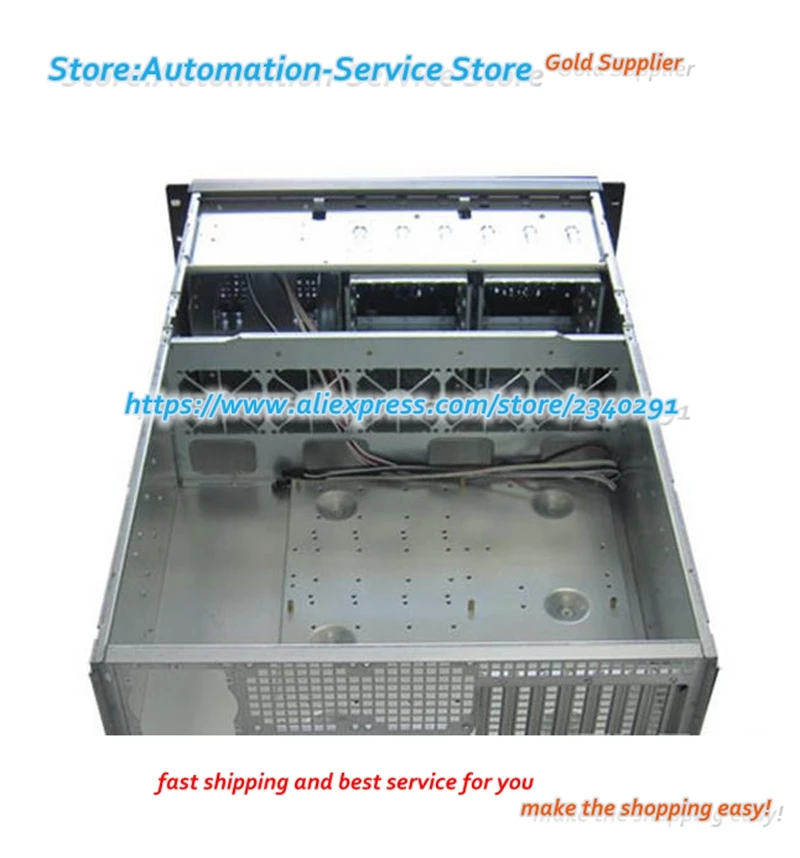 4U Industrial Chassis Server Chassis 4U Lengthened Chassis Control Front Panel Lock 7