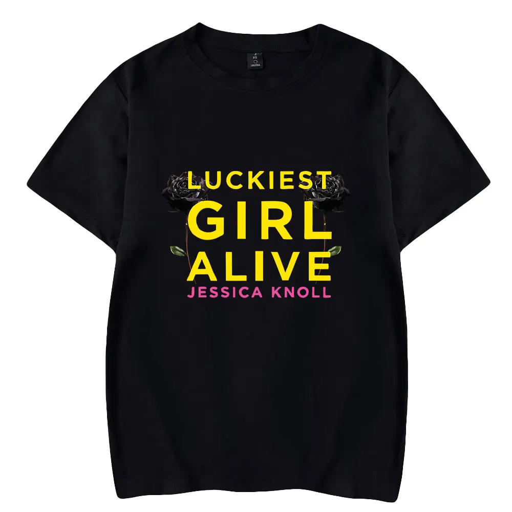 

Luckiest Girl Alive Tshirt Crewneck Short Sleeve Men Women T-shirt Casual Style New Movie Unisex Clothes