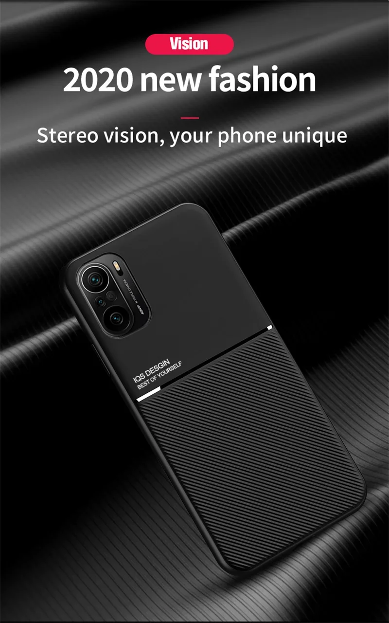For Xiaomi Poco F3 Case Car Magnetic Holder Leather Plate Back Cover For Pocophone Little Poco F3 F 3 PocoF3 F3poco Phone Cases