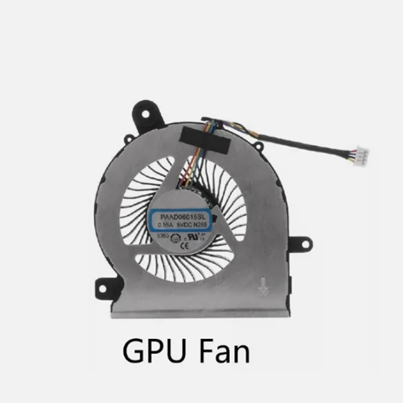 CPU + GPU Cooling Fan For MSI GF63 MS-16R1 MS-16R2 GF65 WF65 MS-16R3 MS-16R5 Laptop CPU Cooling Fan