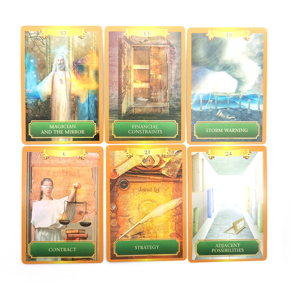 New Energy Oracle Cards for Beginners with English Version PDF Guide Board Deck Games Cards for Party Game