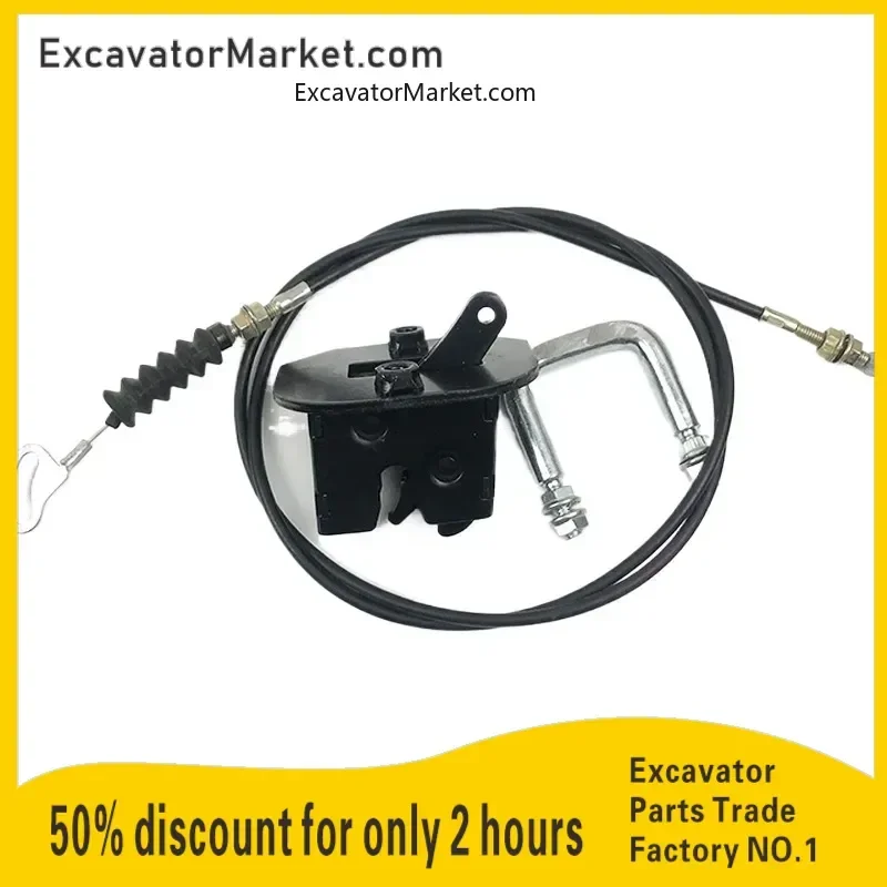

Excavator Spare For Hitachi Electrospray excavatorZAX200/240/360-3Cab reverse buckle lock door lock block excavator accessories