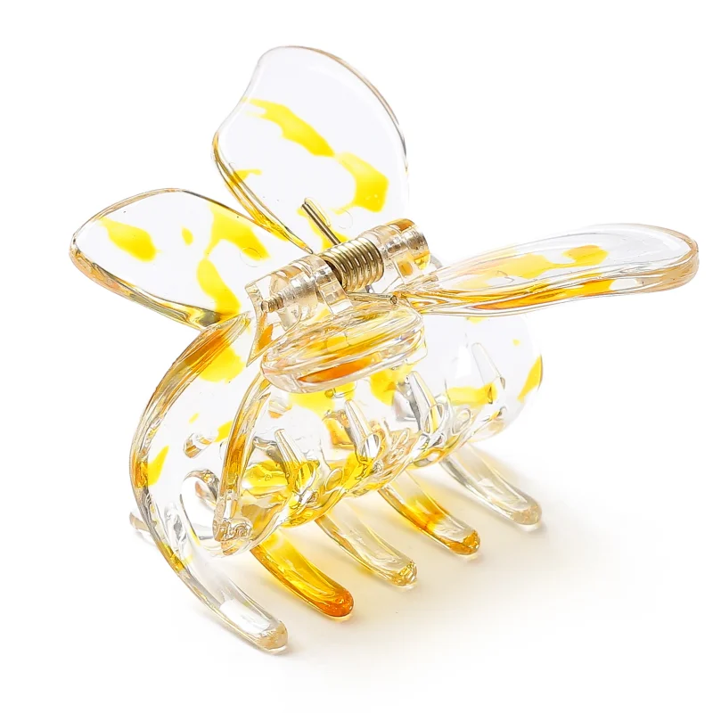 5.3cm Medium Size Butterfly Hairclaws Hair Claw Crab Hairclips Summer Hairstyles for Girls and Women Headwear Waterproof Hair