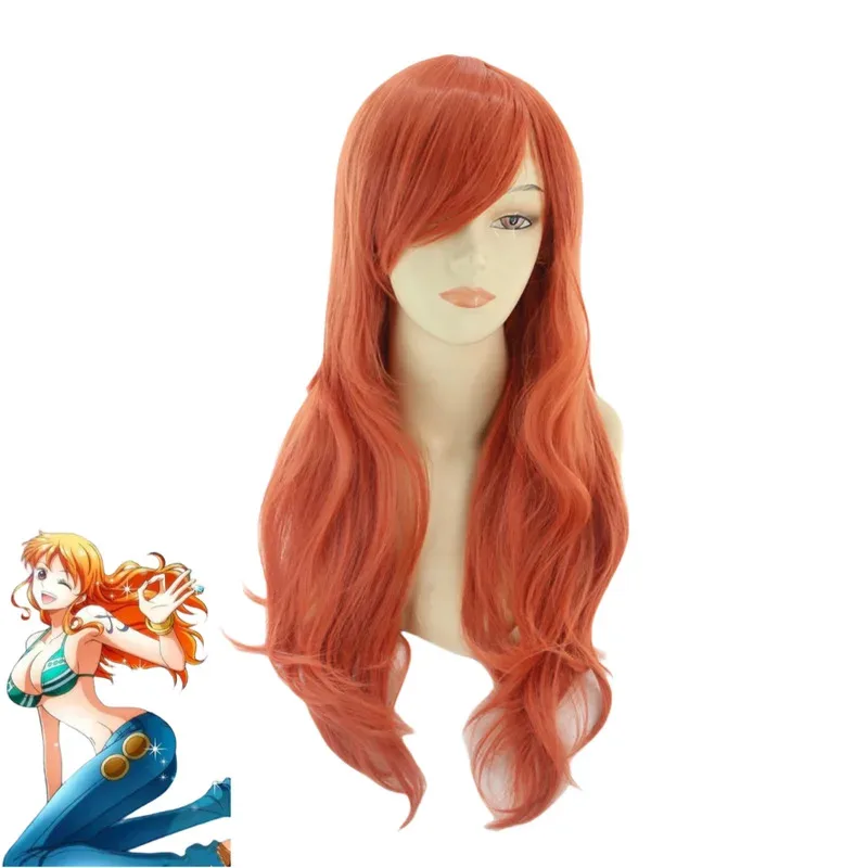 Anime Nami Cosplay Costume Wano Kuni Country Skinny Jean Tube Tops Swimsuit Wig Woman Sexy Summer Day Beach Party Suits;2k,j'x.8