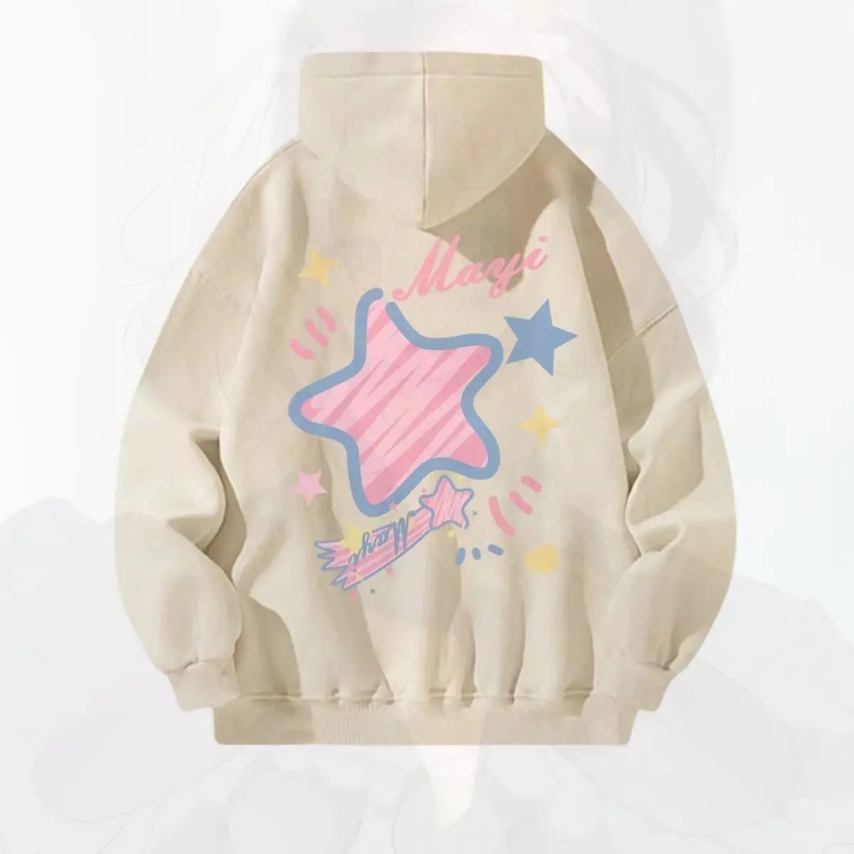 

Милые толстовки с капюшоном, уличная одежда, женские вязаные базовые большие молодежные толстовки среднего возраста, свитшоты, новые вязаные толстовки