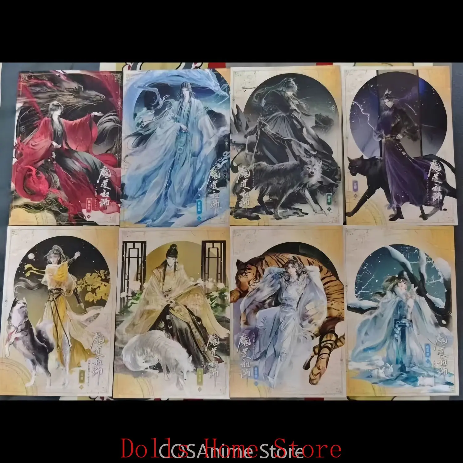 Mo Dao Zu Shi Xue Yang Jiang Cheng Jin Guangyao Wei Wuxian Lan Wangji Postcard Anime Cosplay Collection Card Fan Xmas Gift view 2