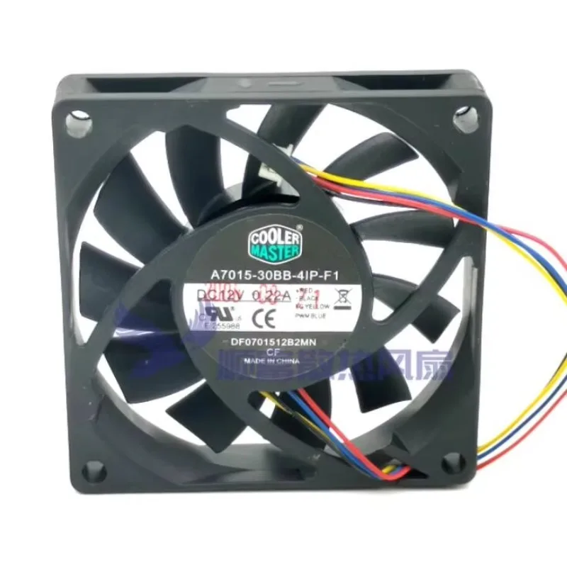 cooler-master-a7015-30bb-4ip-f1-dc-12v-022a-70x70x15mm-4線式サーバー冷却ファン
