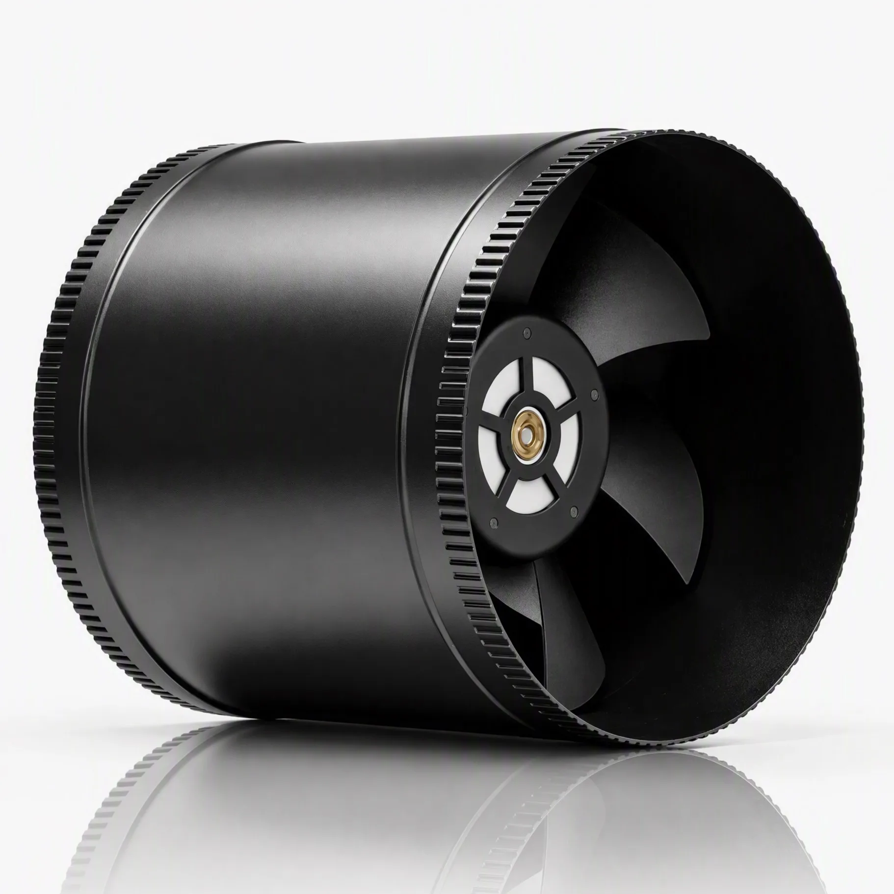 Hon&Guan 8-Inch Inline Duct Booster Fan With Variable Speed Controller, 43.2W Low Power Consumption, High Airflow Exhaust Fan
