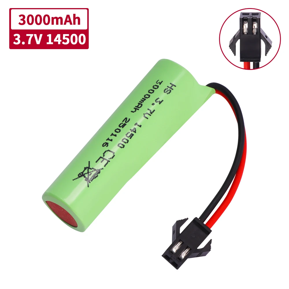 Batería Litio 14500 3.7V 3000mAh para Coche RC Acrobacias - imagen 2