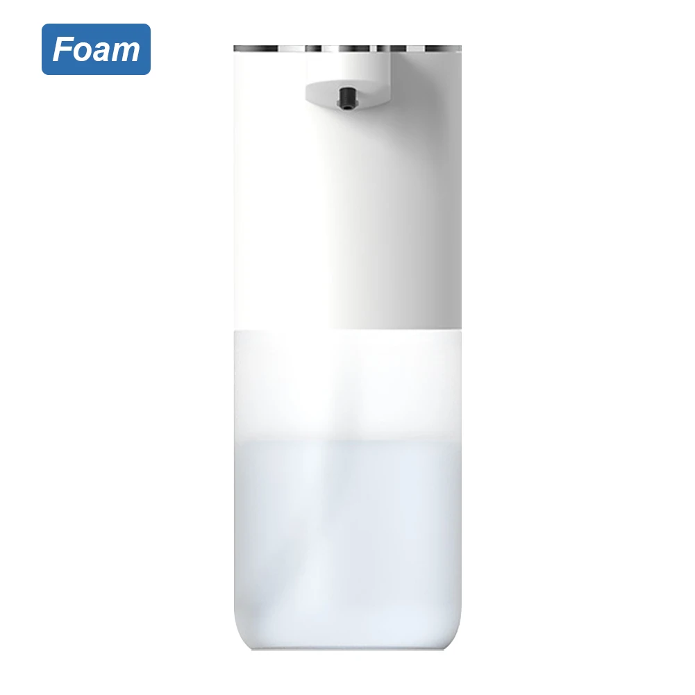 400ML Automatic Foam Soap Dispenser with 4-Level Adjustable Foam Touchless Hand Soap Dispenser Rechargeable for Bathroom Kitchen