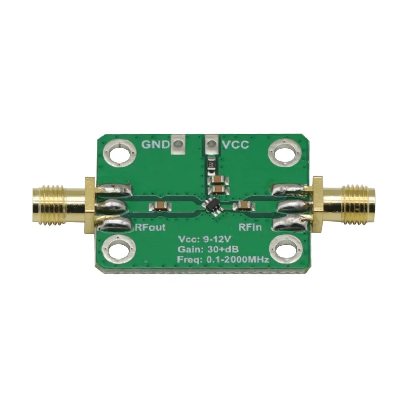 Amplificatore a banda larga RF 0.1-2000MHz ricevitore modulo a banda larga LNA a basso rumore 30dB