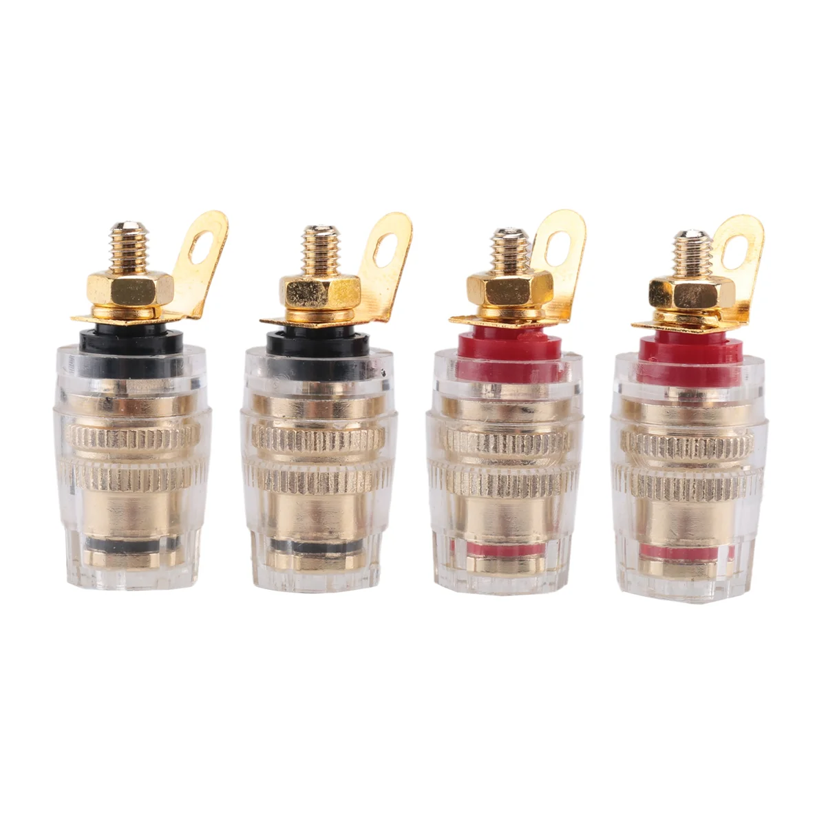 M04K Новый 4-компл. клемма для усилителя динамика, соединительная стойка 4 мм, разъем типа «банан»