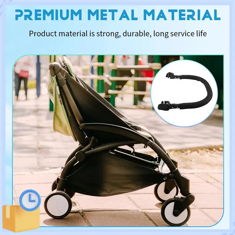 

ABTK-Baby Stroller Armrest Bumper Bar Front Guardrail Baby Front Armrest Fence Handlebar Oxford Cloth Pram Pushchair For Yoyo