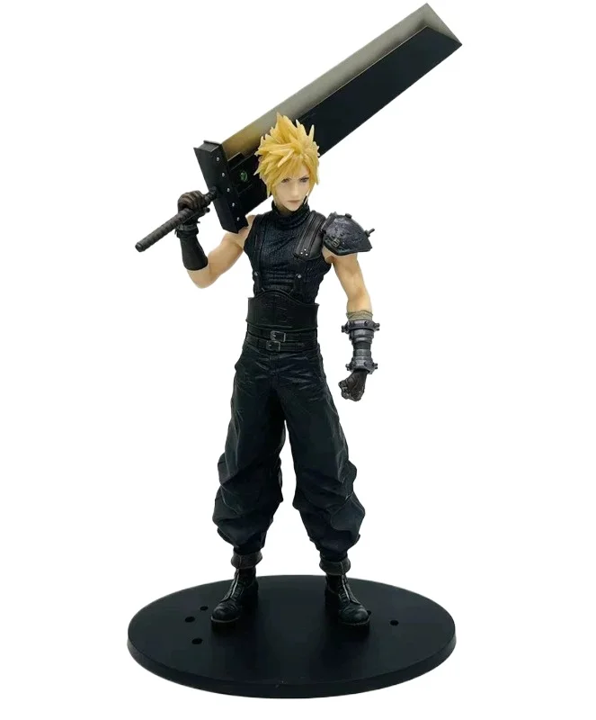 Japan Square Enix FF7 Cloud Strife Figure 26cm No Box No Base One Piece Anime Figures Toys