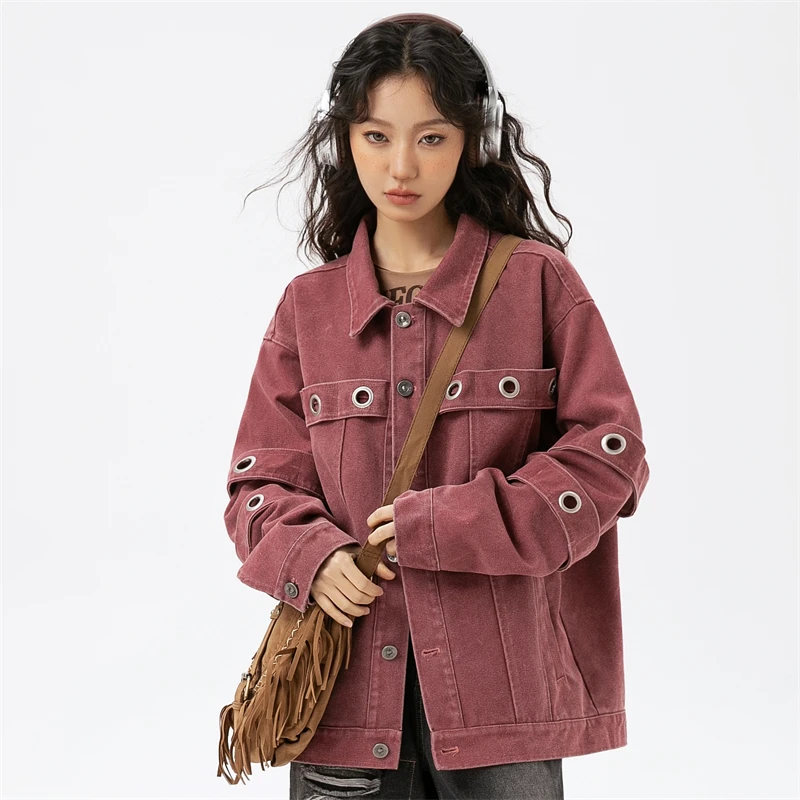 Plus Size Y2k Bomber Jackets for Women Korean Popular Clothes Ladies Japanese Vintage Women\'s Luxury Clothing Sales Trend 2024