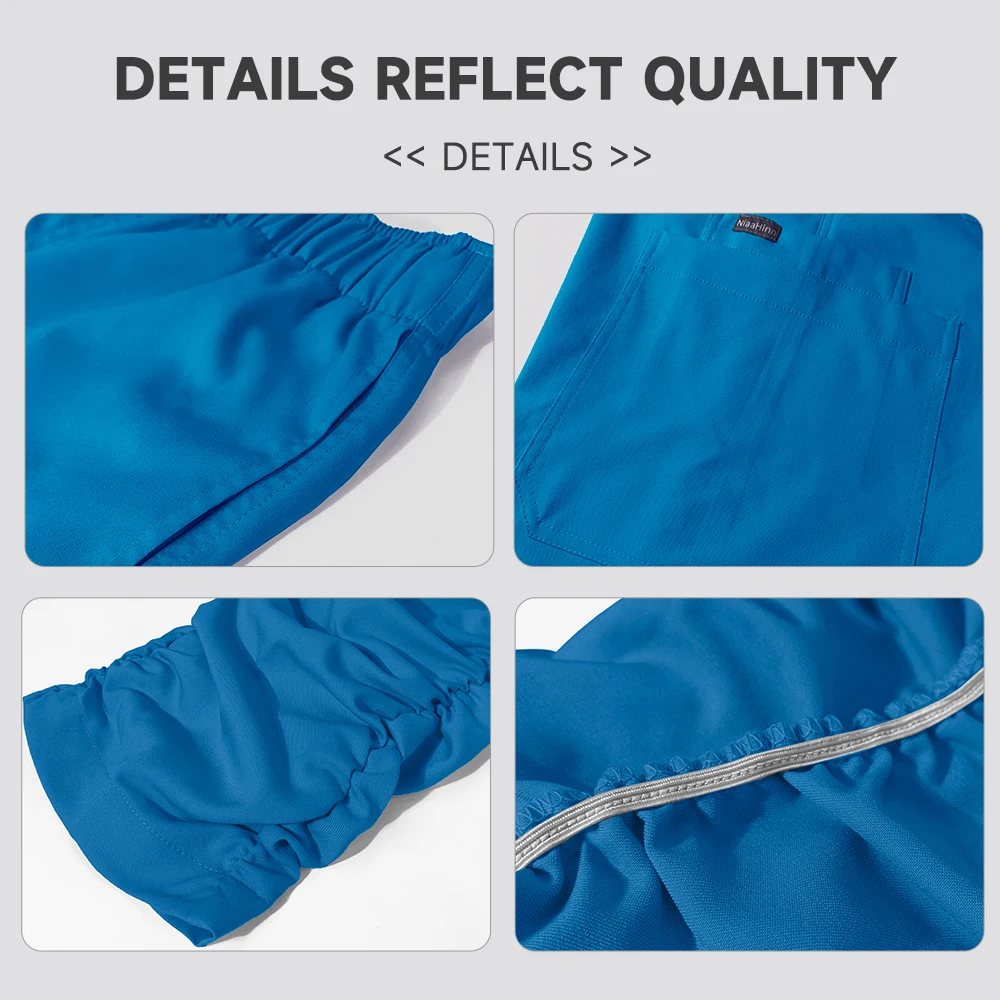 High Quality Uniform Women Scrubs Doctor Pants Medical Accessories Dental Clinic Work Bottoms Pet Shop Scrub Trousers