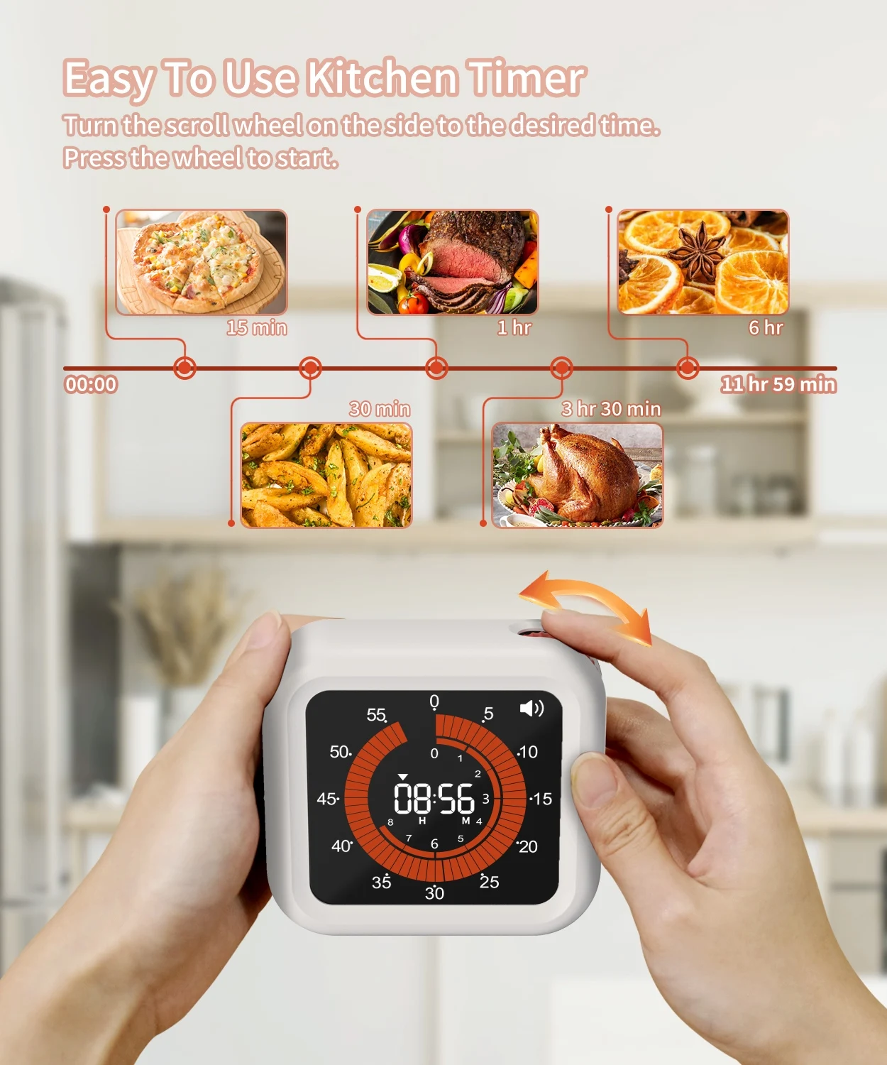 Visual Digital Timer Multi-pur - Commercial Kitchen Timer recension och pris