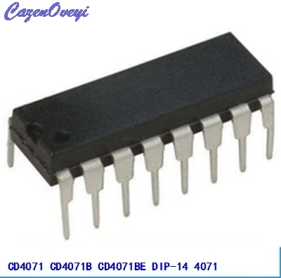 10pcs/lot CD4071BE CD4071B CD4071 HEF4071 4071 DIP-14 In Stock