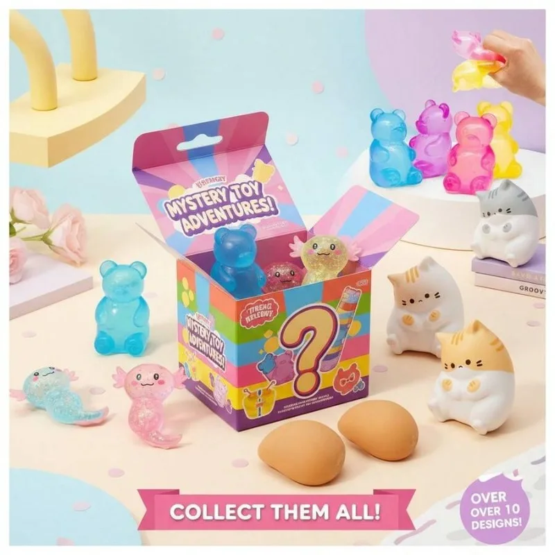

Mystery Random Squeeze Toys, 1 Pcs Guaranteed Surprise Fidget Toy for Stress Relief