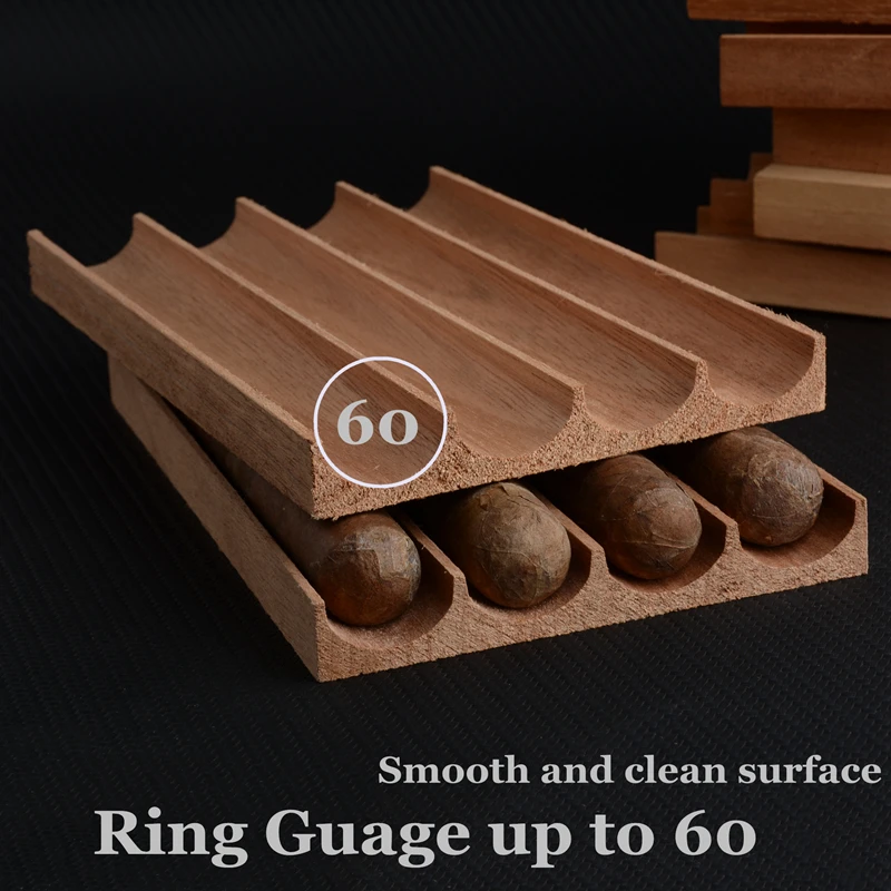 

Wood Cigar Tray 4 Slots 25mm Dia Display Case Mahogany Cigar Companion In Cigar Humidor Box For 175mm Cuban Smoking Accessory