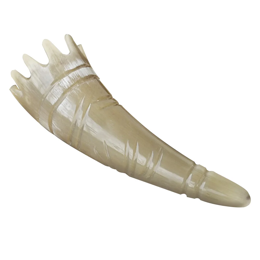 

1pc Massage Acupoint Horn Comb For Scalp Blood Circulation Portable Hair Washing Comb Smooth Teeth Durable Compact Design