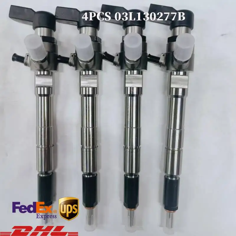 4PCS 03L130277B Diesel Fuel Injector for VW Golf 1.6TDI A2C59513554 A2C9626040080