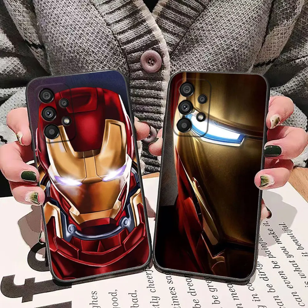 Marvel Cool Justice Iron Man Phone Case For Samsung A02 A02S A03 A04 A04E A05S A10 A11 A30 A50 A70 NOTE 10 20 M23 M53 Case Funda