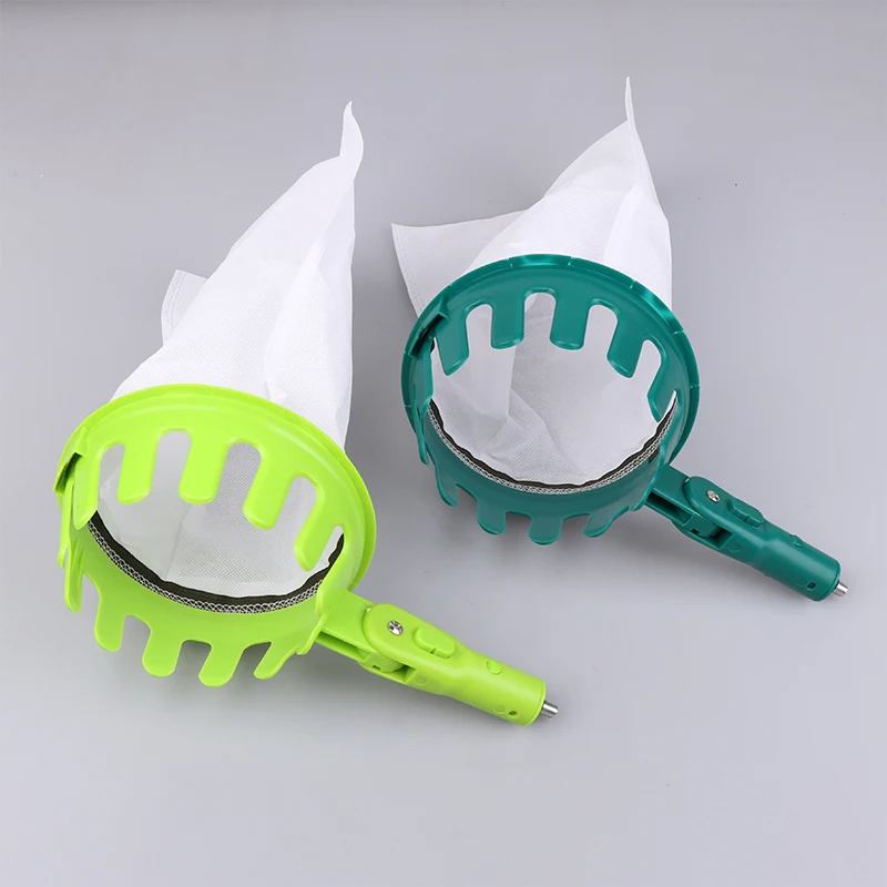 1PC Fruit Picker Tool Detachable Catcher Pouch Plastic  Orange Pear High Tree Harvesting Collector Garden