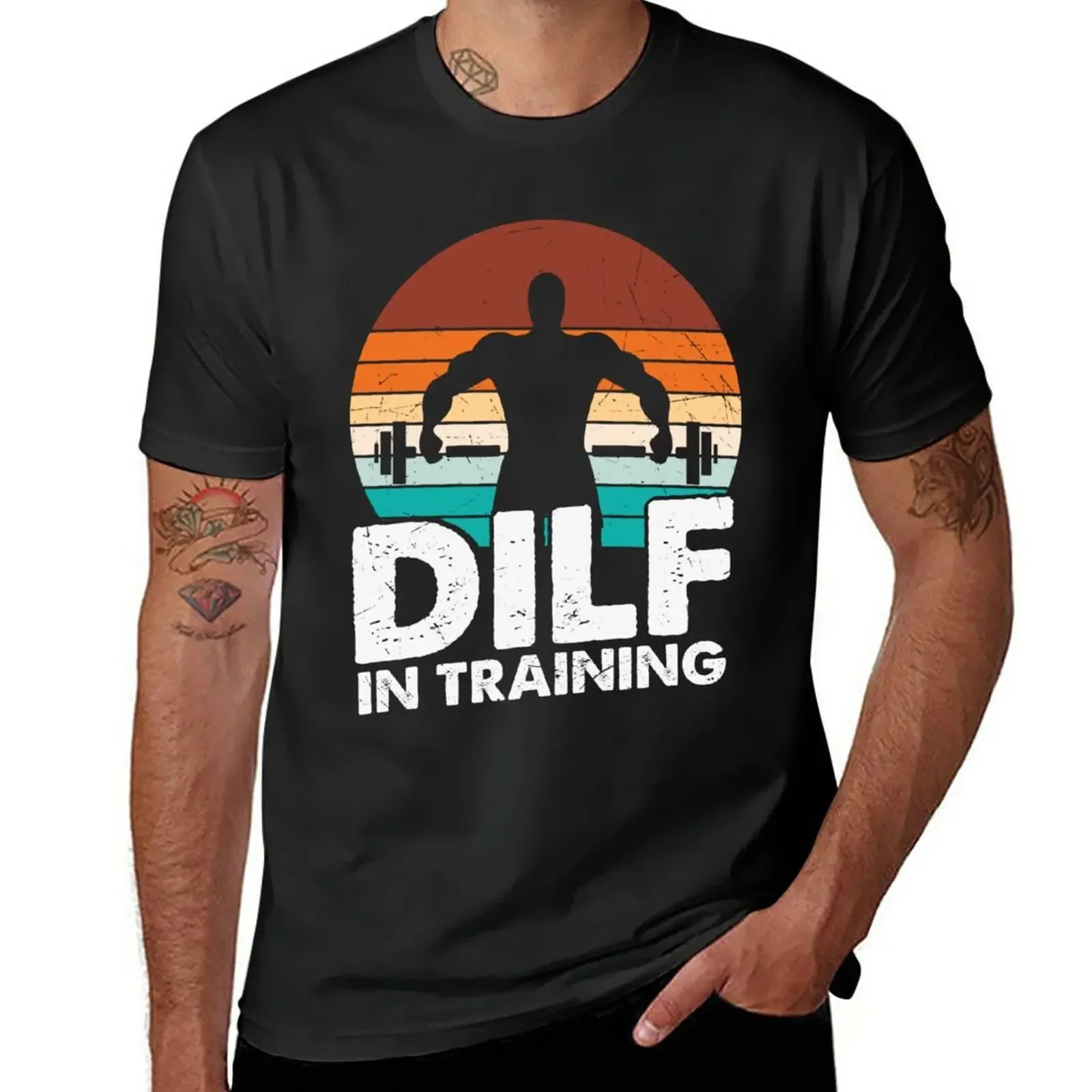 New Dilf in Training Father's Day 2022 T-Shirt animal print shirt for boys tees mens t shirts