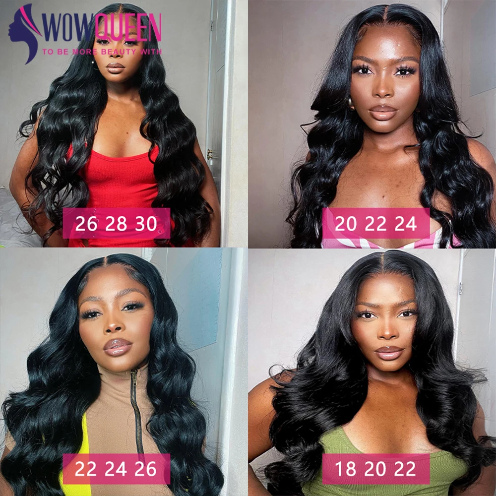 Body Wave Bundles 28 30 32 34 36 Inches Remy Human Hair Weave Bundles Peruvian Hair Extensions For Women True To Length 3/4 PCS