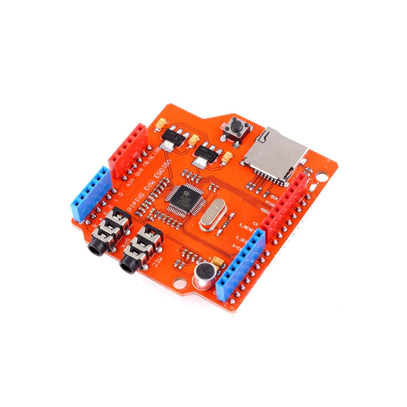 VS1053 Stereo Audio MP3 Player Shield Record Decode Development Board Module With SPI Interface