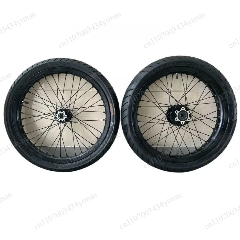 16/17 Inch Supermoto Wheel Set Road Motorcycle Replacement Wheels Assembly
