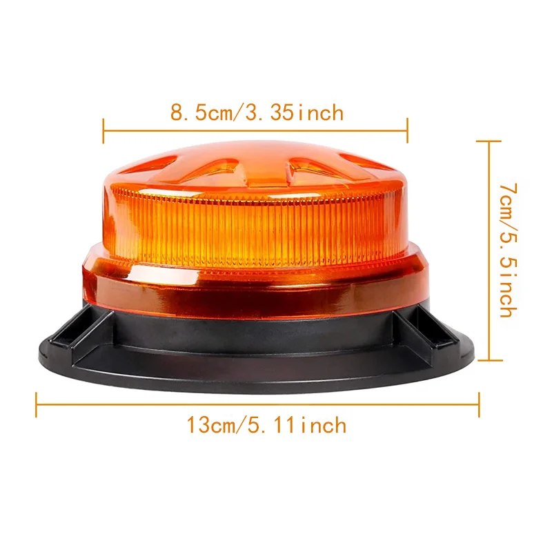 LED Car Emergency Traffic Strobe Lights Vehicles Rooftop Flashing Warning Beacon Light Safety signal lamp 12V-24V