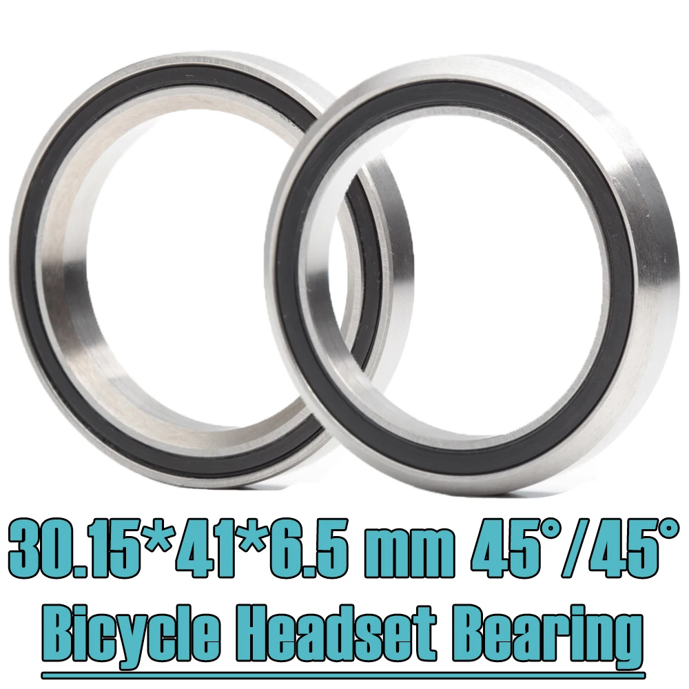 MH-P03 Bike Headset Bearings 30.15*41*6.5 mm 45/45 Degree ( 2 PCS ) ACB Road MTB Angular Contact Bicycle Bearing ACB345