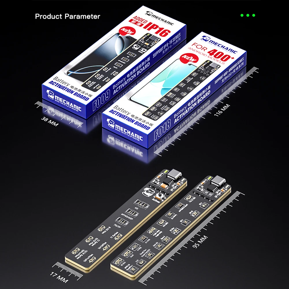 MECHANIC F009/F018 Battery Activator Board 1-Touch for iPhone6-16 & 400+ Models Battery Activation tool image 6