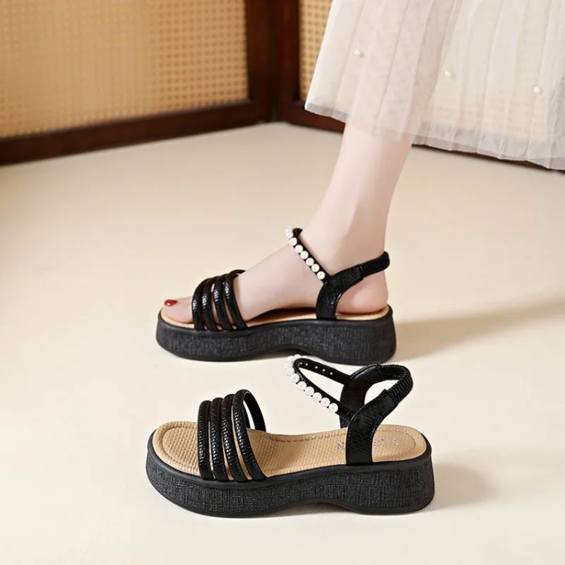 

2026 New Summer Leisure Sandals For Platform heel Women Shoes Soft Sole Light