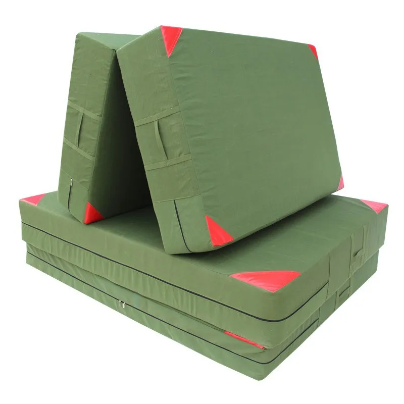 For High Jump Mat Somersault Anti-Fall Gymnastics Mat 80% Thickened Canvas Sponge EVA Foldable 3m 20cm Training Protective Matpr