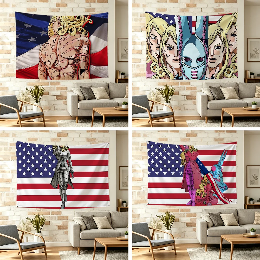 Drapeau amusant J-jOJO pour la Saint-Valentin, pour le camping en plein air, le bar, le pique-nique, la fête, la décoration de la maison, les ornements, la bannière