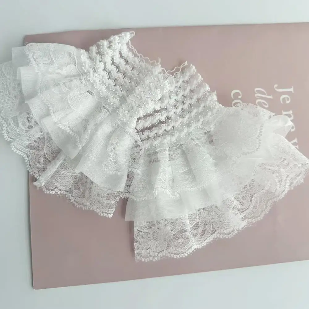 الحلو المعصم الأصفاد معصمه قميص أنيق الأصفاد كاذبة لسترة الدانتيل انفصال الأكمام القرن الأصفاد التطريز لوليتا معصمه