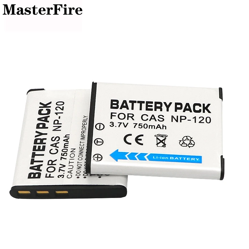 

10PCS 3.7V 750mah Rechargeable Battery NP-120 NP120 CNP-120 for Casio Exilim EX-S300 EX-ZS15 EX-Z680 EX-TZ20 HDV-CP310 Batteries