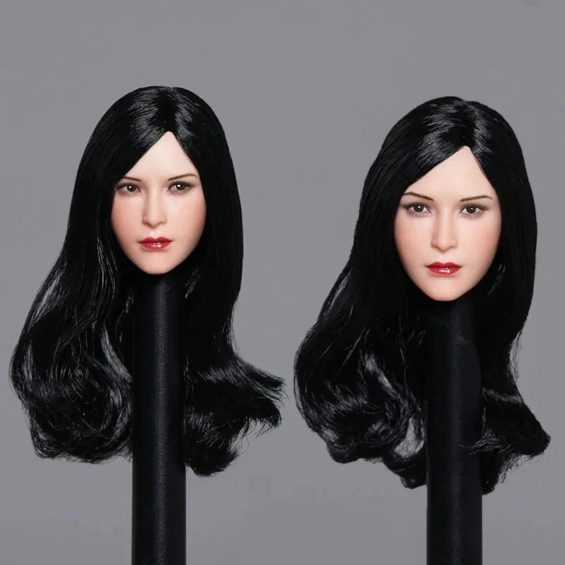 

Ziltoys Z003 1/6 Ada Head Sculpt Female Black long short hair head carving model For 12 inch TBLeague Body accessories