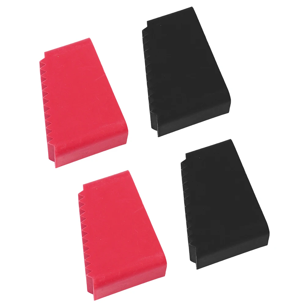 4PCS Rubber Ladder Foot Covers Non Slip Pads for Ladders Protect Flooring Increase Contact Area and Stability Size 55 38 25mm