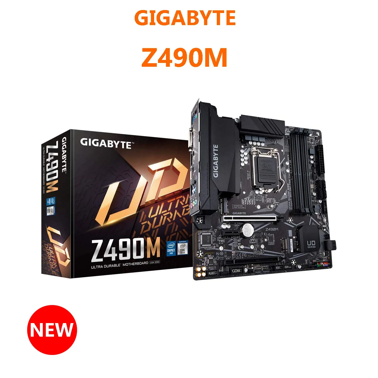 Gigabyte Intel Z490M LGA 1200 Micro ATX DDR4-SDRAM Motherboard Intel Celeron Intel Core i3/i9 4400 MHz Mainboards