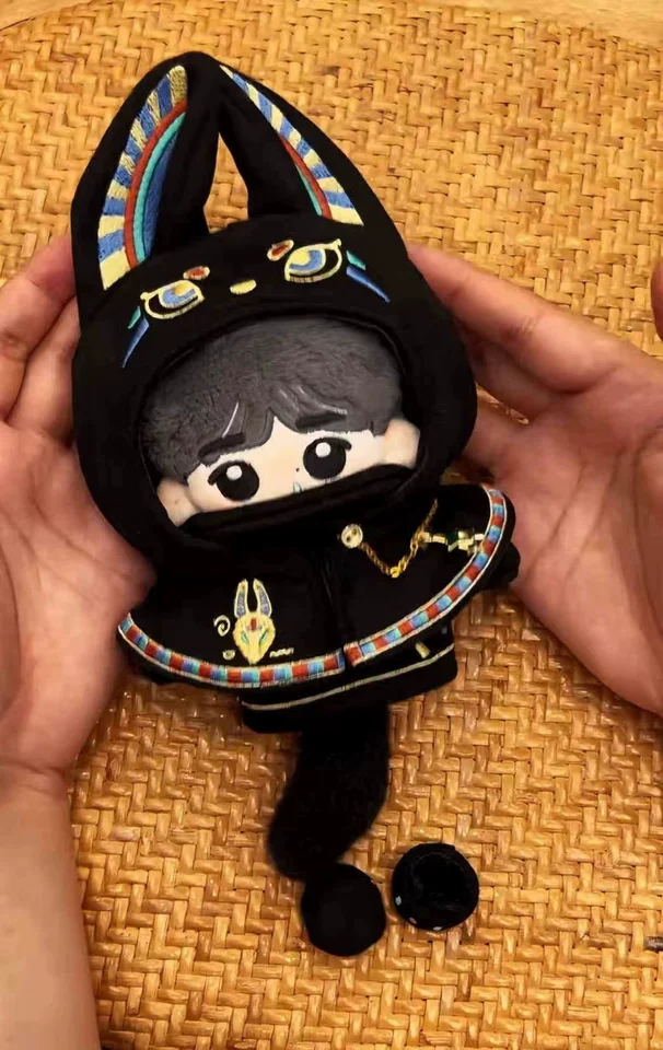 20 cm Baumwollpuppe, ägyptische Katzen-Outfit, alte Ägypten-Serie, Plüschtier, Bekleidung, Spielzeugzubehör für Puppenkleidung und Puppenspielsets